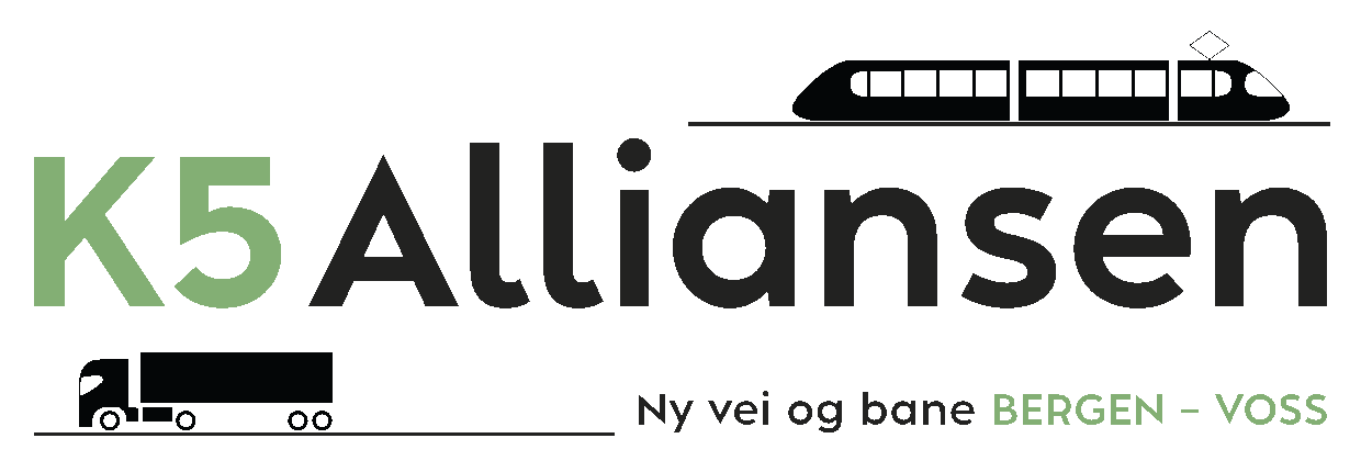 K5 Alliansen, ny veg og bane Bergen-Voss